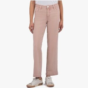 Kut From The Kloth Pattie High Rise Straight Leg Pant Lt Pink 10 Stitch Fix NWT‎
